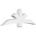 thumbnail image 1 of 72"W x 24"H x 6"D x 6"F, 8/12 Pitch, Davenport Architectural Grade PVC Gable Bracket, 1 of 8