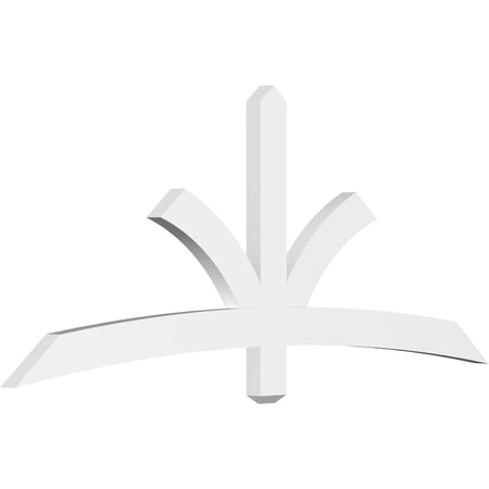 72"W x 30"H x 2"D x 4"F, 10/12 Pitch, Davenport Architectural Grade PVC Gable Bracket