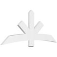 thumbnail image 1 of 72"W x 30"H x 2"D x 6"F, 10/12 Pitch, Alberta Architectural Grade PVC Gable Bracket, 1 of 8