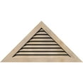 thumbnail image 1 of 72"W x 33"H Triangle Gable Vent (84 7/8"W x 38 7/8"H Frame Size) 11/12 Pitch: Unfinished, Functional, Smooth Pine Gable Vent w/ 1" x 4" Flat Trim Frame, 1 of 12