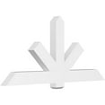 thumbnail image 1 of 72"W x 33"H x 4"D x 6"F, 11/12 Pitch, Kennewick Architectural Grade PVC Gable Bracket, 1 of 8