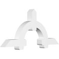 thumbnail image 1 of 72"W x 33"H x 6"D x 6"F, 11/12 Pitch, Ericson Architectural Grade PVC Gable Bracket, 1 of 8