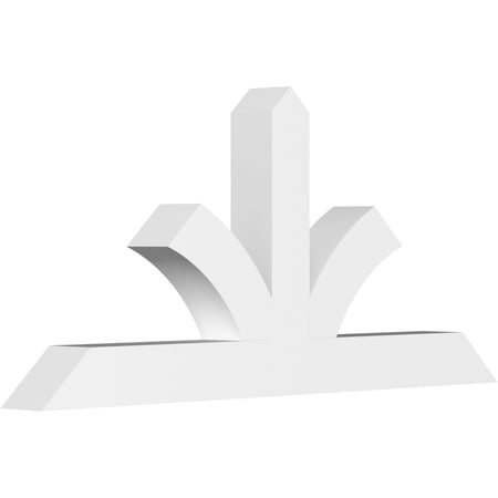 72"W x 33"H x 6"D x 6"F, 11/12 Pitch, Richland Architectural Grade PVC Gable Bracket