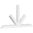 thumbnail image 1 of 72"W x 36"H x 4"D x 4"F, 12/12 Pitch, Saratoga Architectural Grade PVC Gable Bracket, 1 of 8