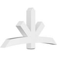 thumbnail image 1 of 72"W x 36"H x 6"D x 6"F, 12/12 Pitch, Alberta Architectural Grade PVC Gable Bracket, 1 of 8