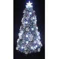 thumbnail image 1 of 6' Pre-Lit Fiber Optic Snow Artificial Christmas Tree with Cones and Berries, 1 of 5