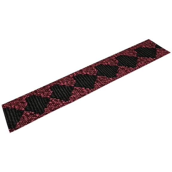 72 X 13.4 In Linen Table Flag Bearer Feeling Soft And Comfortable Easy To Clean To Maintain A Solid And Durable Heat Resistance Is Strong Crimson Modern Houndstooth Texture_4