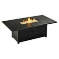 thumbnail image 1 of Patio Resorts FTRCCHRG7240 72 x 40 in. Regal Rectangle Aluminum Chat Table with Fire Pit, 1 of 3