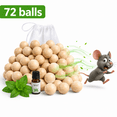 thumbnail image 1 of 72 balls rodentrepellent, Natural MouseRepellent Balls, mothballs,micerepellent indoor, 1 of 8