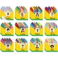 72 count Crayon Box Photo Nameplates Self Adhesive Crayon Name Labels ...