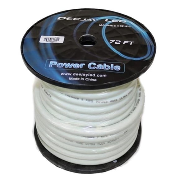 72 ft. 30 Percent Copper & 70 Percent Aluminum Cable - White