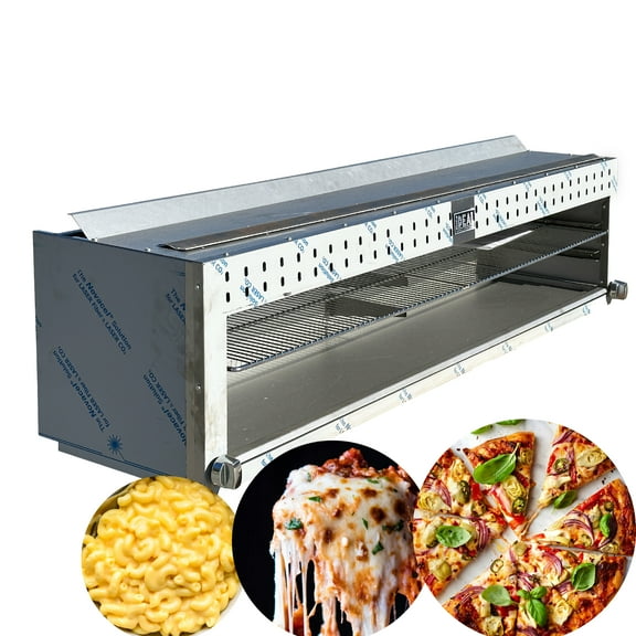 72 in. Cheese Melter Broiler Oven Infrared burner Countertop Grill 70,000 BTU Restaurant for Sandwich Pizza Chips NSF/ETL Certified