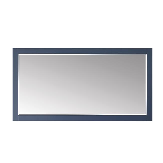 72 in. Florence Rectangular Bathroom & Vanity Framed Wall Mirror, Royal