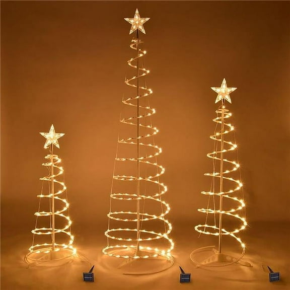 72 in. LED Spiral Trees, Warm White