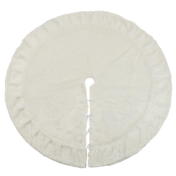 72 in. Round Faux Fur Tree Skirt