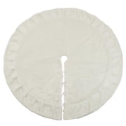 72 in. Round Faux Fur Tree Skirt