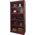 thumbnail image 1 of 72 in. Rustic Bookcase with 3 Adjustable Wood Shelves, Rustic Dela Verria, 1 of 1