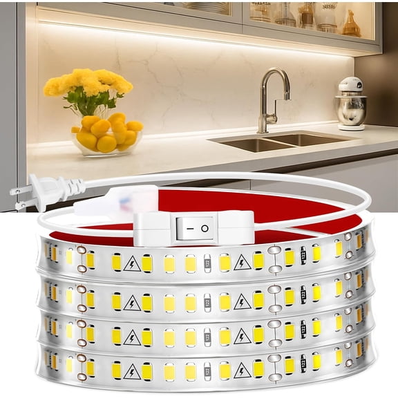 Led Task Strip Lighting 8 Pack LED Under Cabinet Task Lighting 5CCT, 12 Inch 8W 600LM, 120V ...