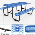 thumbnail image 1 of 72 - inch Rectangular - Supports High Weights Reliably - Patio Gatherings - Weather - resistant Design, 1 of 6