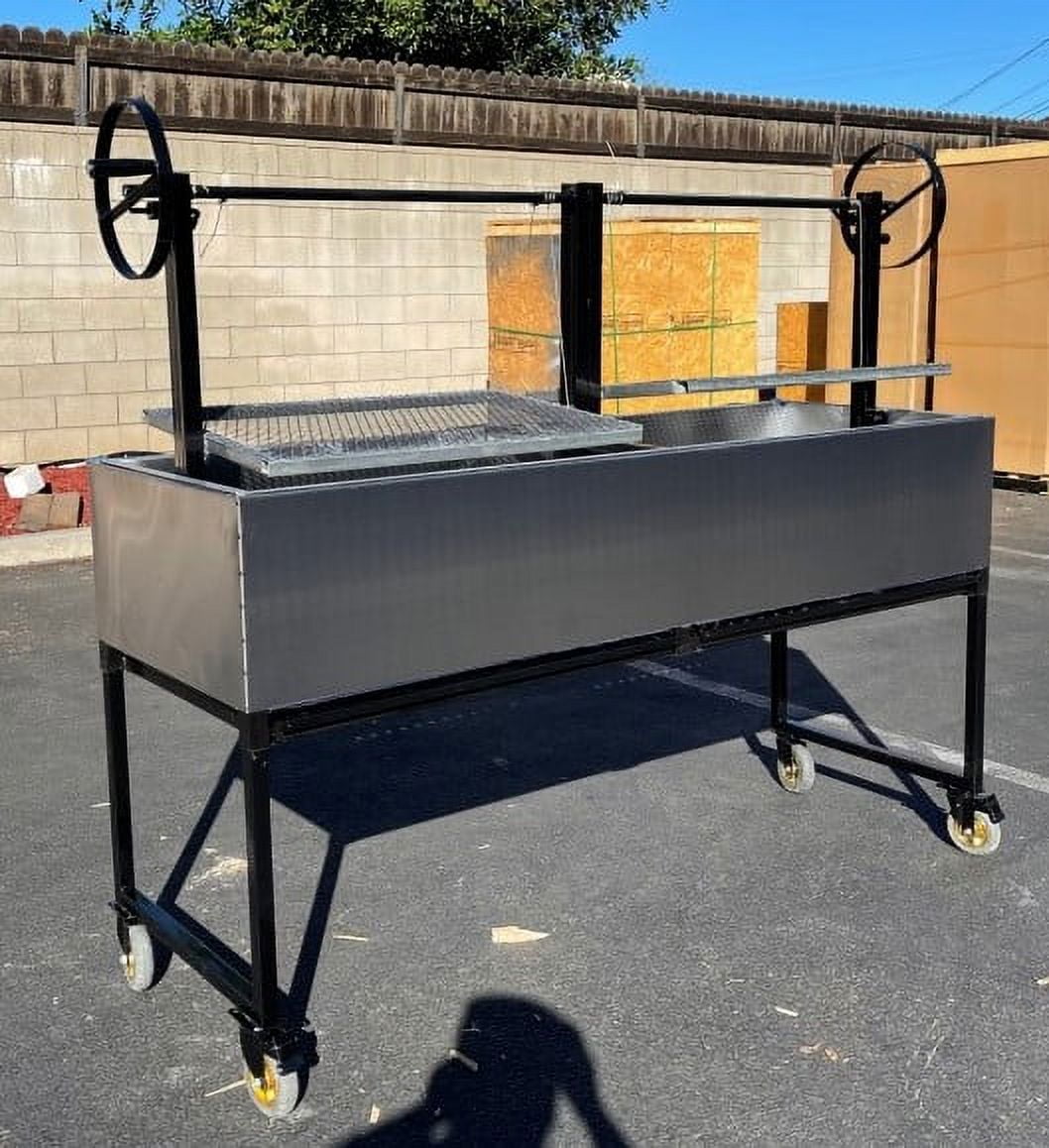 72 ins Commercial outside charcoal BBQ oven OB72