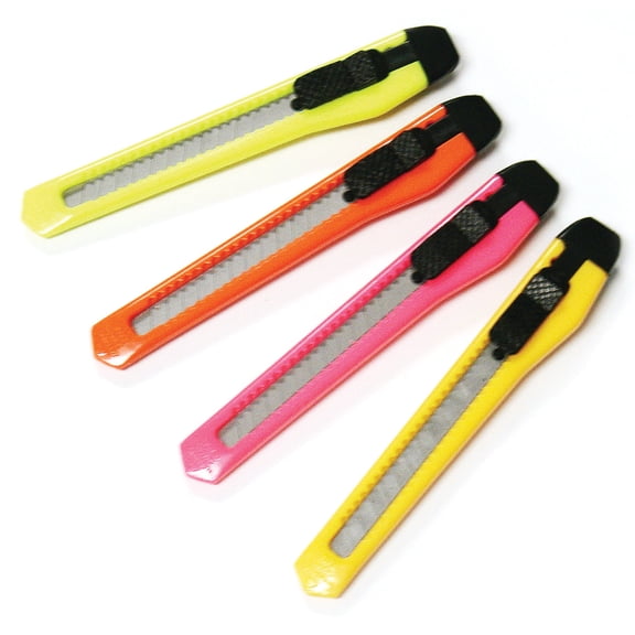 72 pack MBS 9mm Snap Off Blade Utility Knife, For Tint, Vinyl Wrap, Warehouse, Home Use