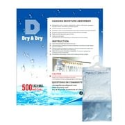 [72 pack][Net 9 Oz/Pack] "Dry & Dry" Premium Hanging Moisture Absorber to Control Excess Moisture for Basements, Bathrooms, Laundry Rooms, and Closet.