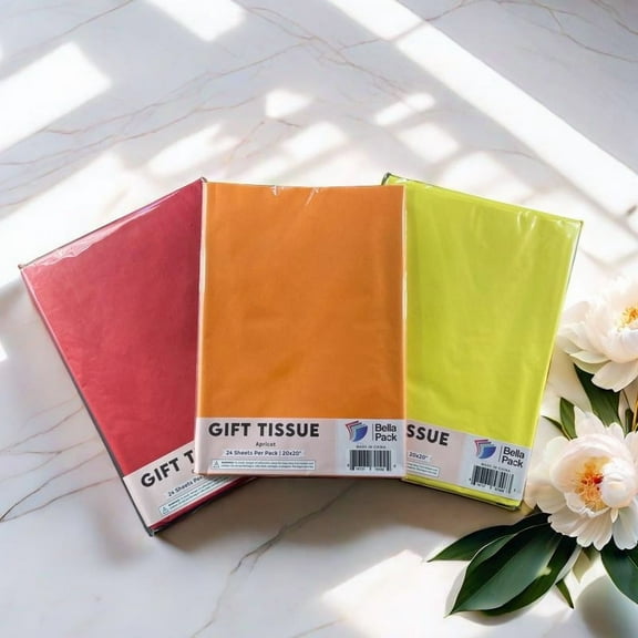 Fall Series / Harvest Tissue Paper Collection Set, 72 Sheets, 20 X 20 Inches