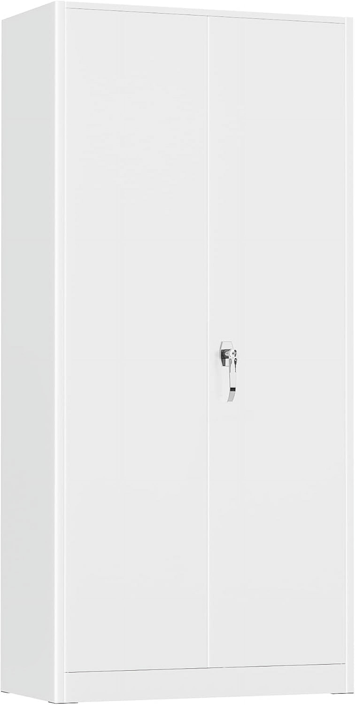 72\u201D Metal Storage Lockable Garage Storage High