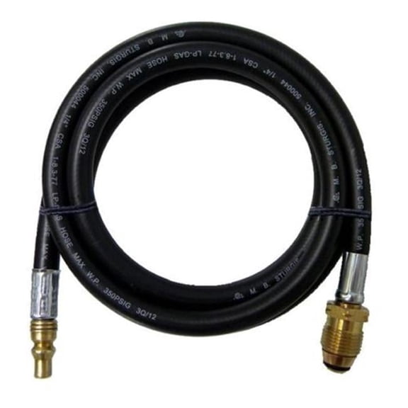 72 x 0.24 in. ID Pol Quick Connect Propane Hose