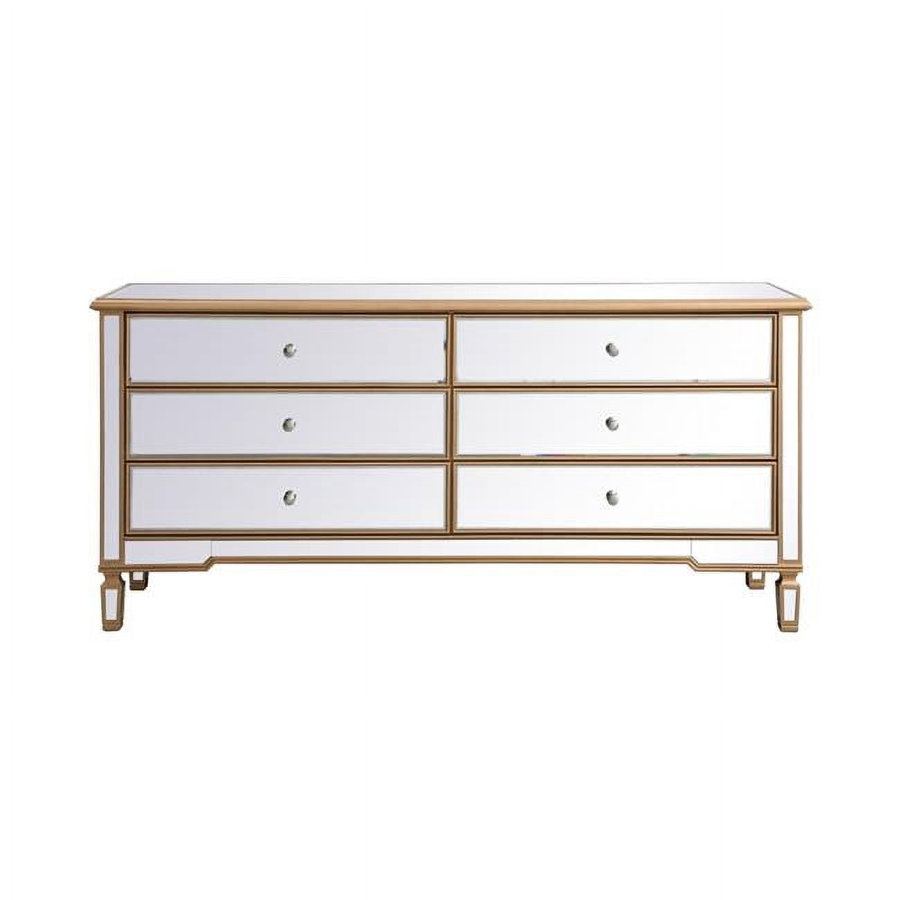 Doba-Bnt SA2955455 72 x 20 x 34 in. Contempo Mirrored Chest in Antique