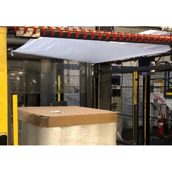 72" x 2000' x 2 mil Clear Plastic Machine Grade Top Sheeting (3 Rolls, 2,000'/Roll)