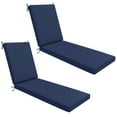 thumbnail image 1 of 72 x 21 x 3 Waterproof Outdoor Chaise Lounge Cushion for Patio Lounge Chair Cushion Replacement - Set of 2, Navy Blue, 1 of 9