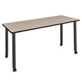 thumbnail image 1 of 72" x 24" Kee Mobile Training Table - Beige/Black, 1 of 5