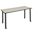 thumbnail image 1 of 72" x 24" Kee Mobile Training Wood Table- Maple/ Black, 1 of 6