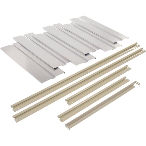 72 x 24 in. Additional Level High Capacity Rack with Steel Deck, Tan