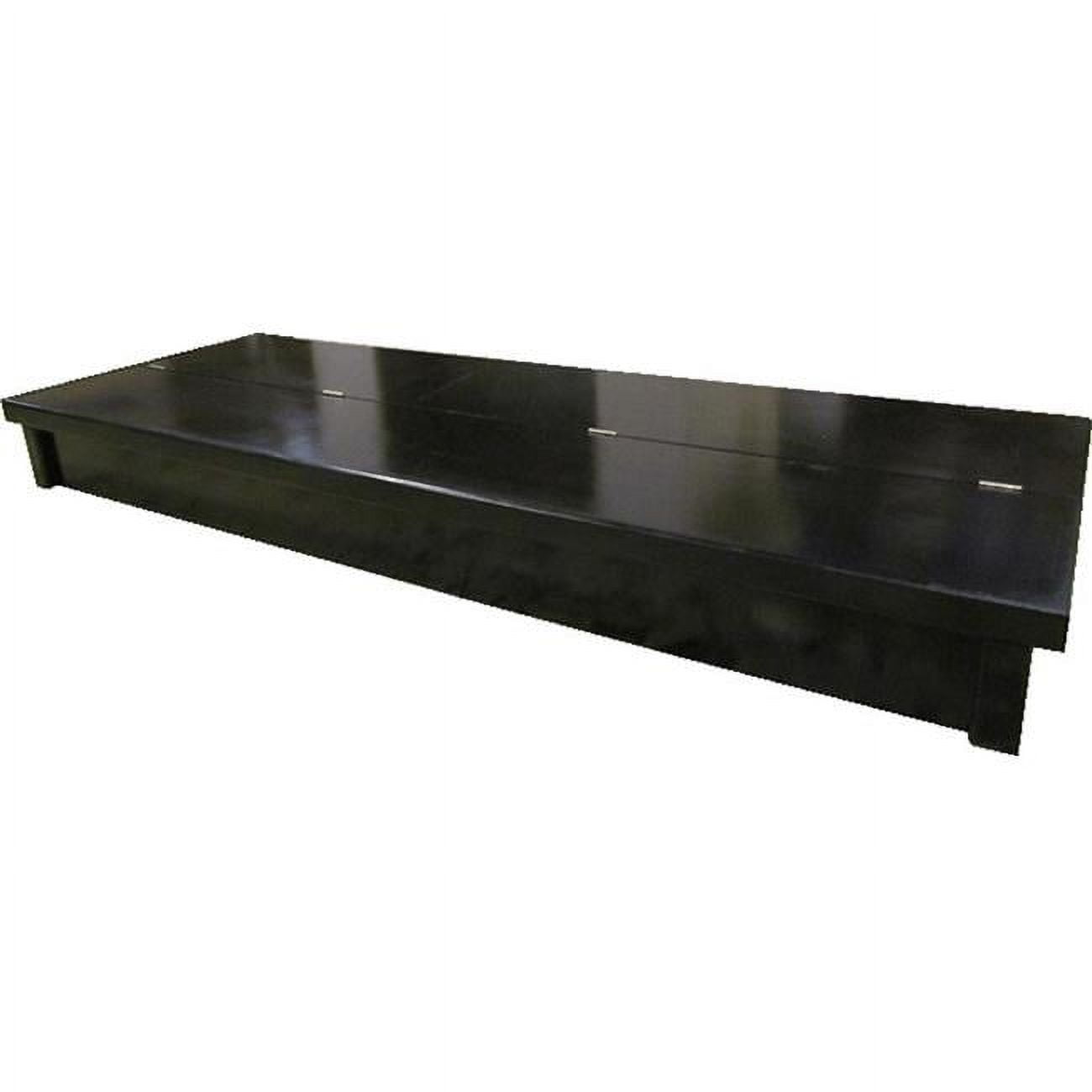 72 x 24 in. Birch Wood Aquarium Canopy - Black