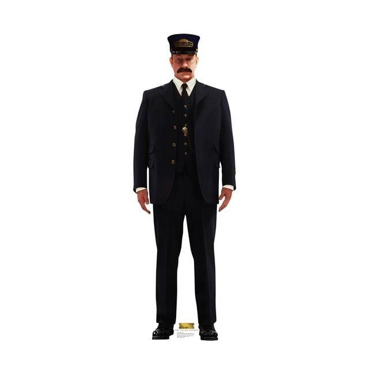 72'' Life-Size Polar Express Conductor Cardboard Stand-Up