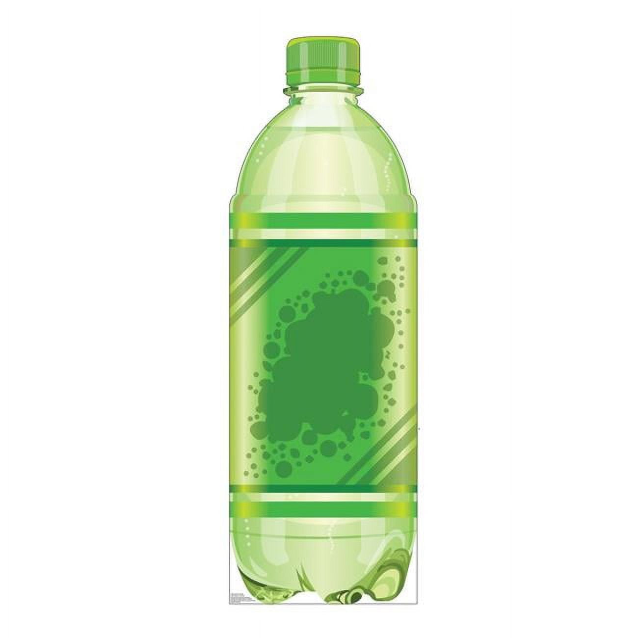 72'' Green Soda Pop Bottle Cardboard Standup