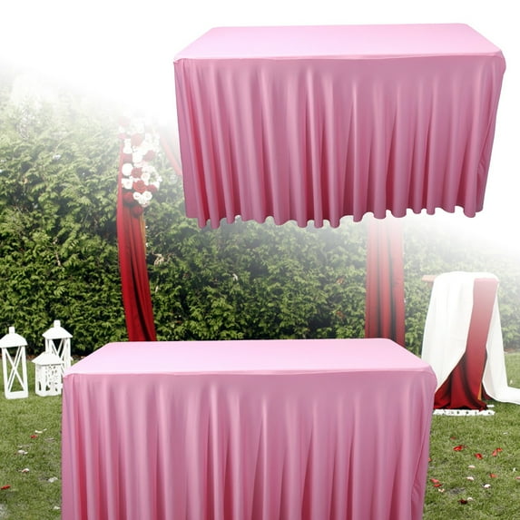 72 x 29 Inch Tablecloth 1 Pack - Polyester Washable Table Covers for Wedding Party Banquet, Resistant Fabric Tablecloths for Buffet Restaurant & Event Decor