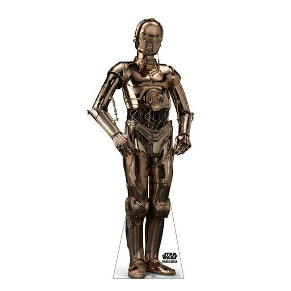 72 x 29 in. Nevarro Copper Droid Cardboard Cutout