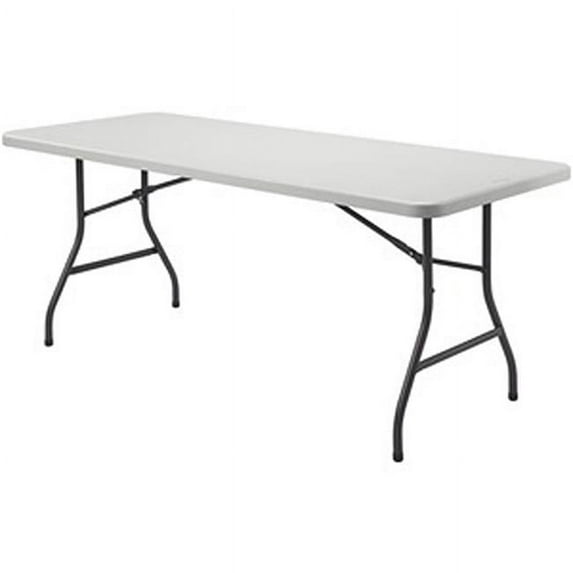 72 x 30 in. Gray Blow-Molded Table