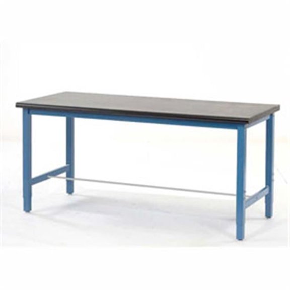 72 x 30 in. Lab Bench - Phenolic Resin Safety Edge - Blue