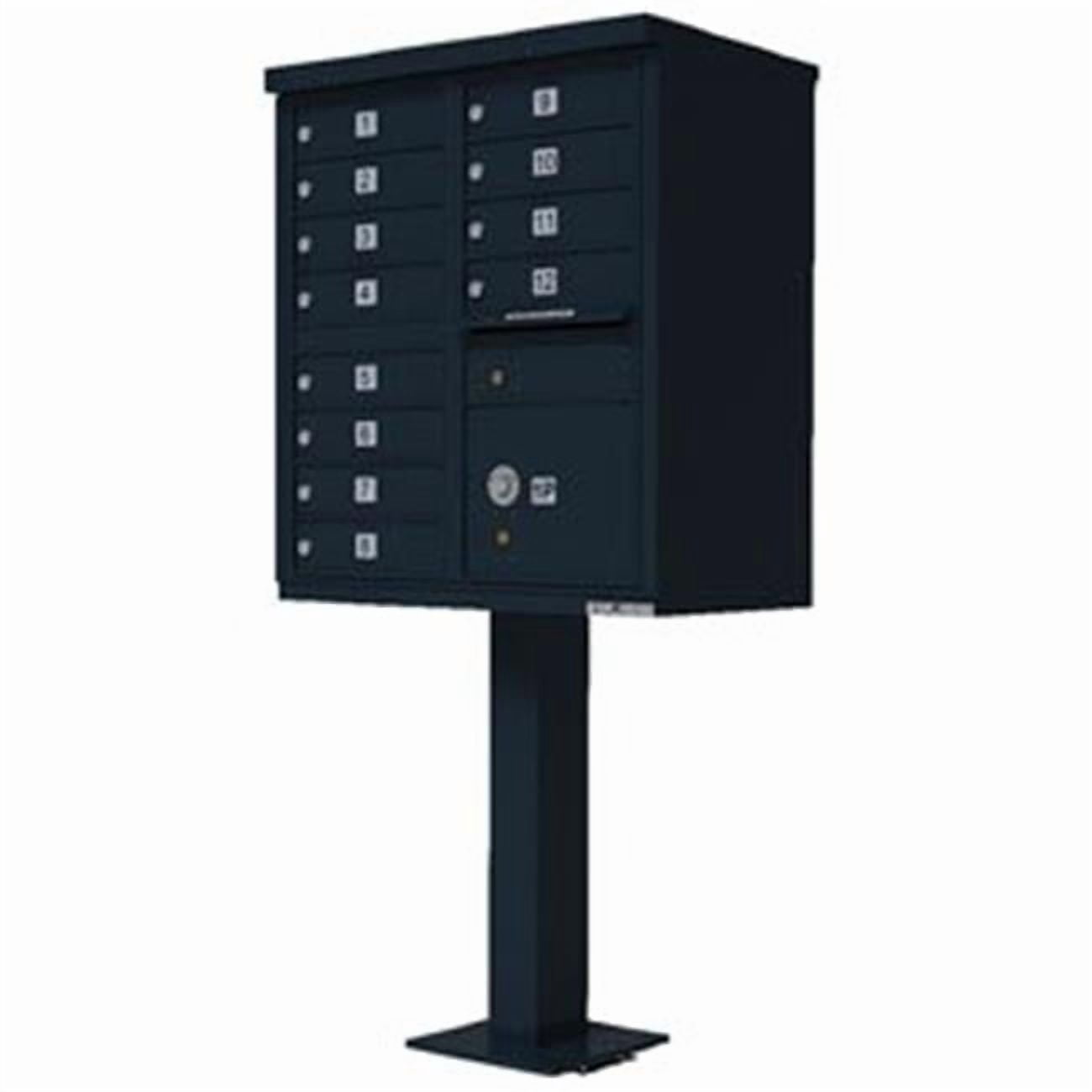 72 x 42 x 30 in. 1570 12 Door Cluster Box Unit for Tall Pedestal Stucco ...
