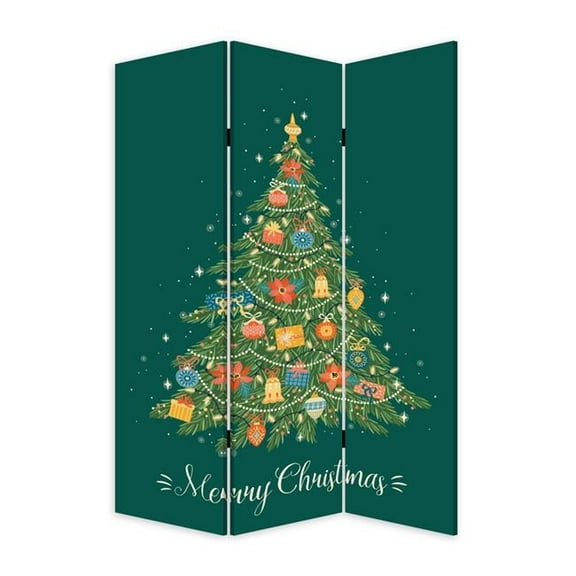 72 x 48 in. Christmas Screen & Room Divider
