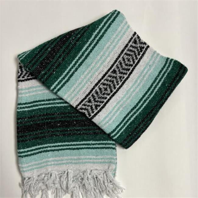 72 x 48 in. Handwoven Mexican Blanket Forest Walmart