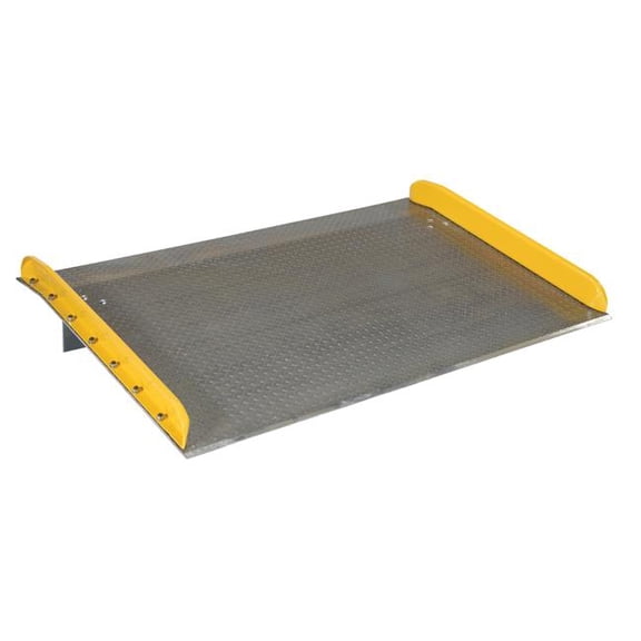72 x 72 in. Aluminum Dockboard with Steel Curb - 20000 lbs