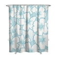thumbnail image 1 of 72" x 84" Abstract Floral Watercolor Shower Curtain Aesthetic Design Waterproof Fade-Resistant Bathroom Drape, 1 of 5