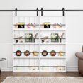 thumbnail image 1 of 72'' x 84'' Bookshelf Barn Doors and Hardware Included, White Smooth Paintable Panels & Barn Door Hardware Kit & Track Joint, Easy Assembly with Pre-Drilled Holes, 1 of 9