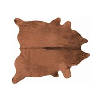72" x 84" Brown Cowhide  Rug