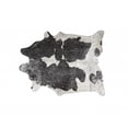 thumbnail image 1 of 72" x 84" Silver Black & White Cowhide  Rug, 1 of 2